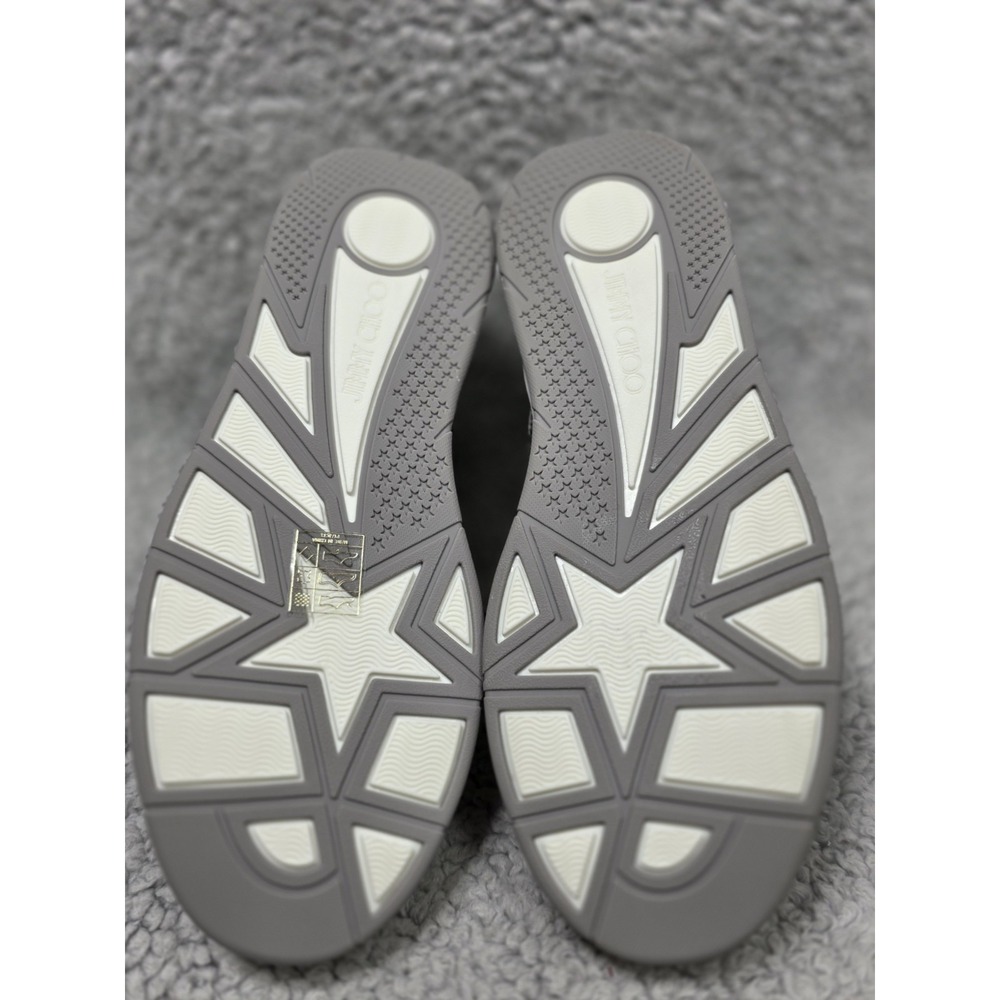 Jimmy Choo Hawaii Crystal Satin & Leather Sneaker‎ Women's EU36.5 US 6.5 - Picture 14 of 16